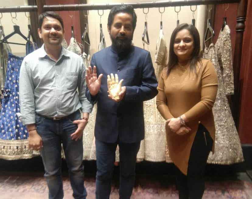 Sabyasachi Mukherjee Hand Casting by Impressions Forever