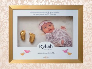 New mom Baby Shower Christmas Gift DIY Hand and Footprint Keepsake Makes 2-8 Casts Infant Imprints Sweet Memories Baby Hands and Feet Casting kit for Babies 0-9 Months 